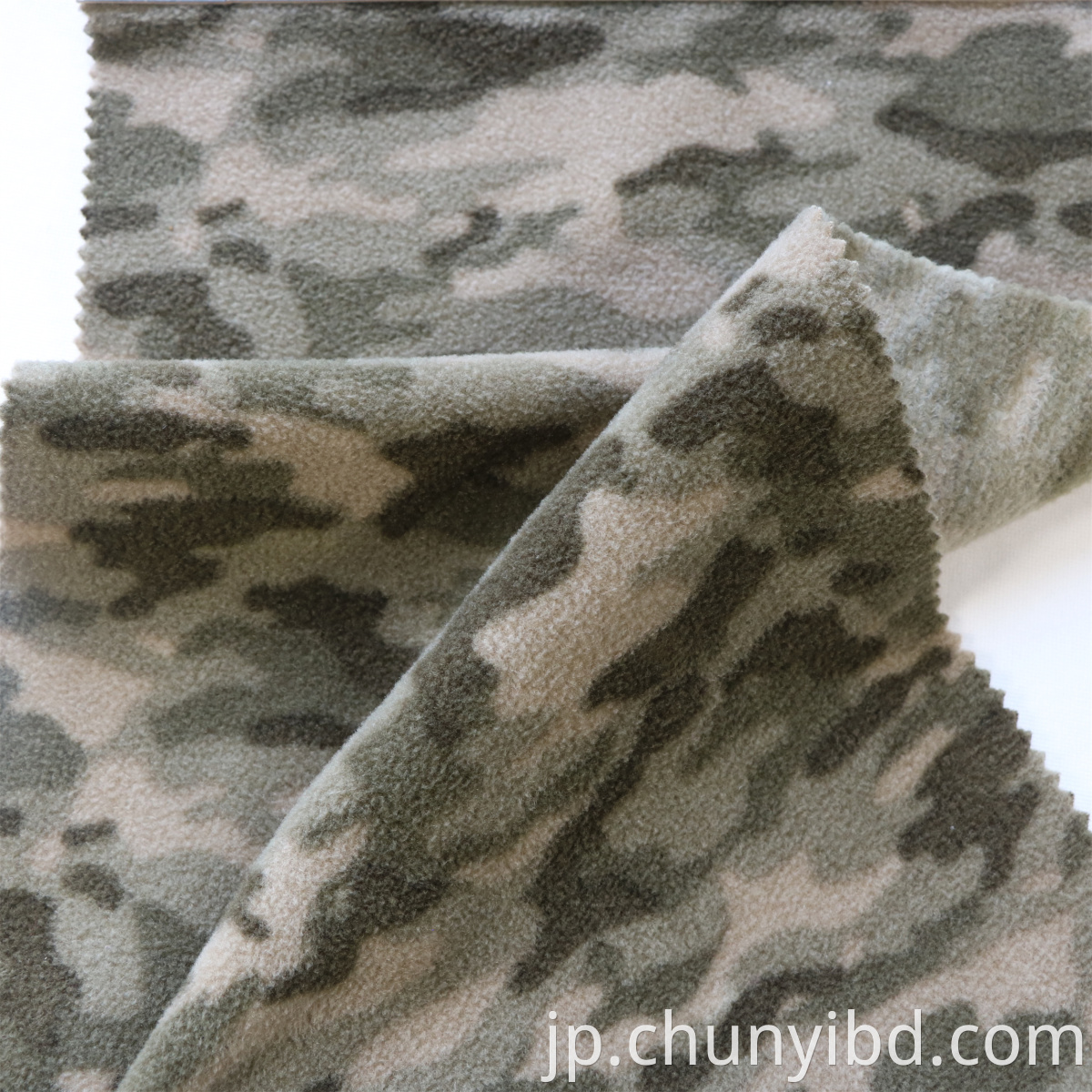 印刷されたPoalr Fleece Fabric Anti Piling Fabric